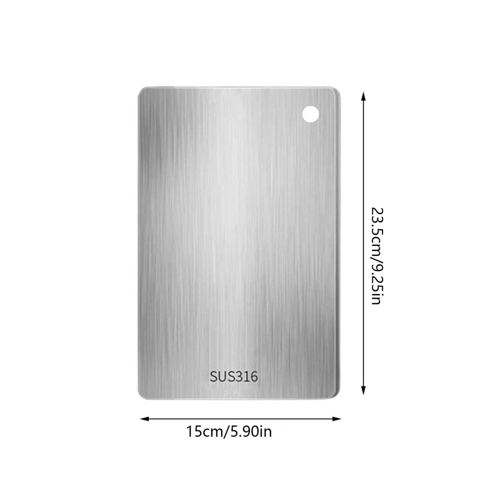 Titanium Grade Stainless Steel Chopping Board 6