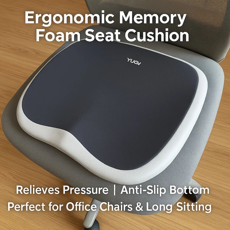 Ergonomic Memory Foam Office Chair Cushion 14