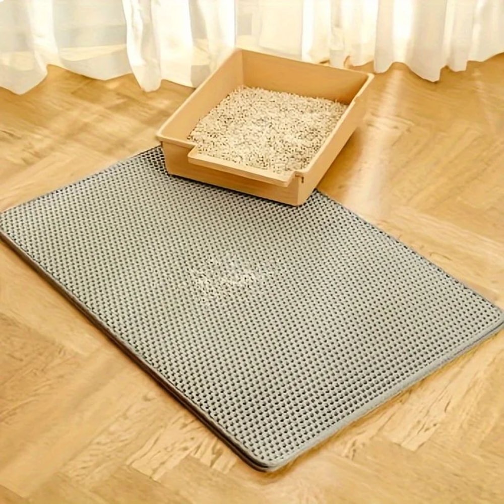Extra Large Dual Layer Cat Litter Mat 0