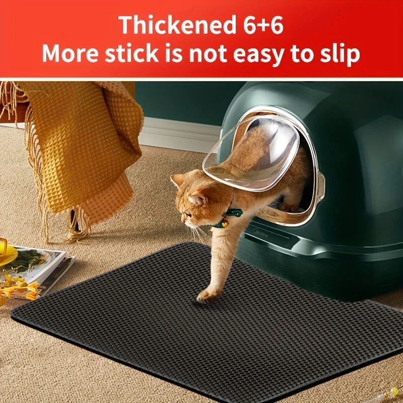 Extra Large Dual Layer Cat Litter Mat 1
