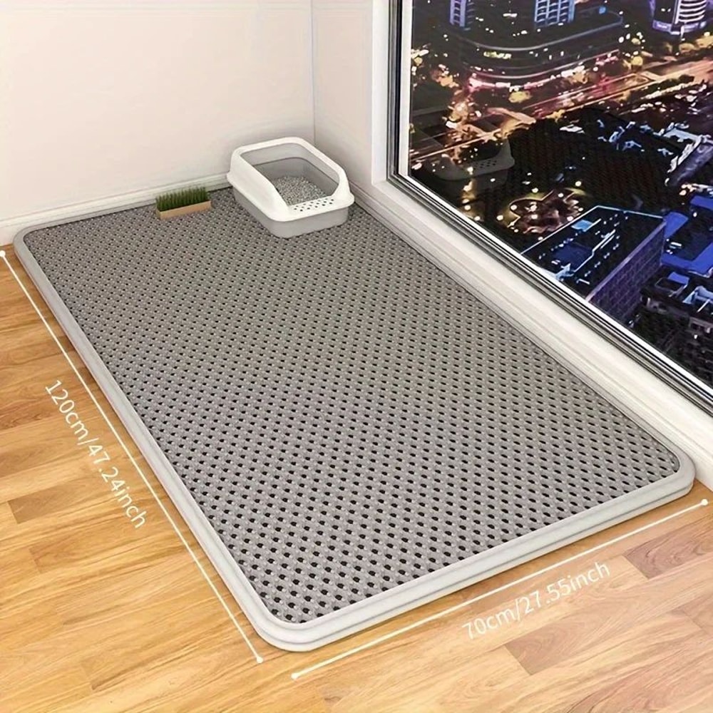 Extra Large Dual Layer Cat Litter Mat 8