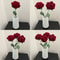 Handmade Crochet Red Rose Flowers 4
