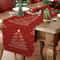 Christmas Tree Red Table Runner 2