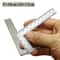 Mini Stainless Steel Square Ruler 0