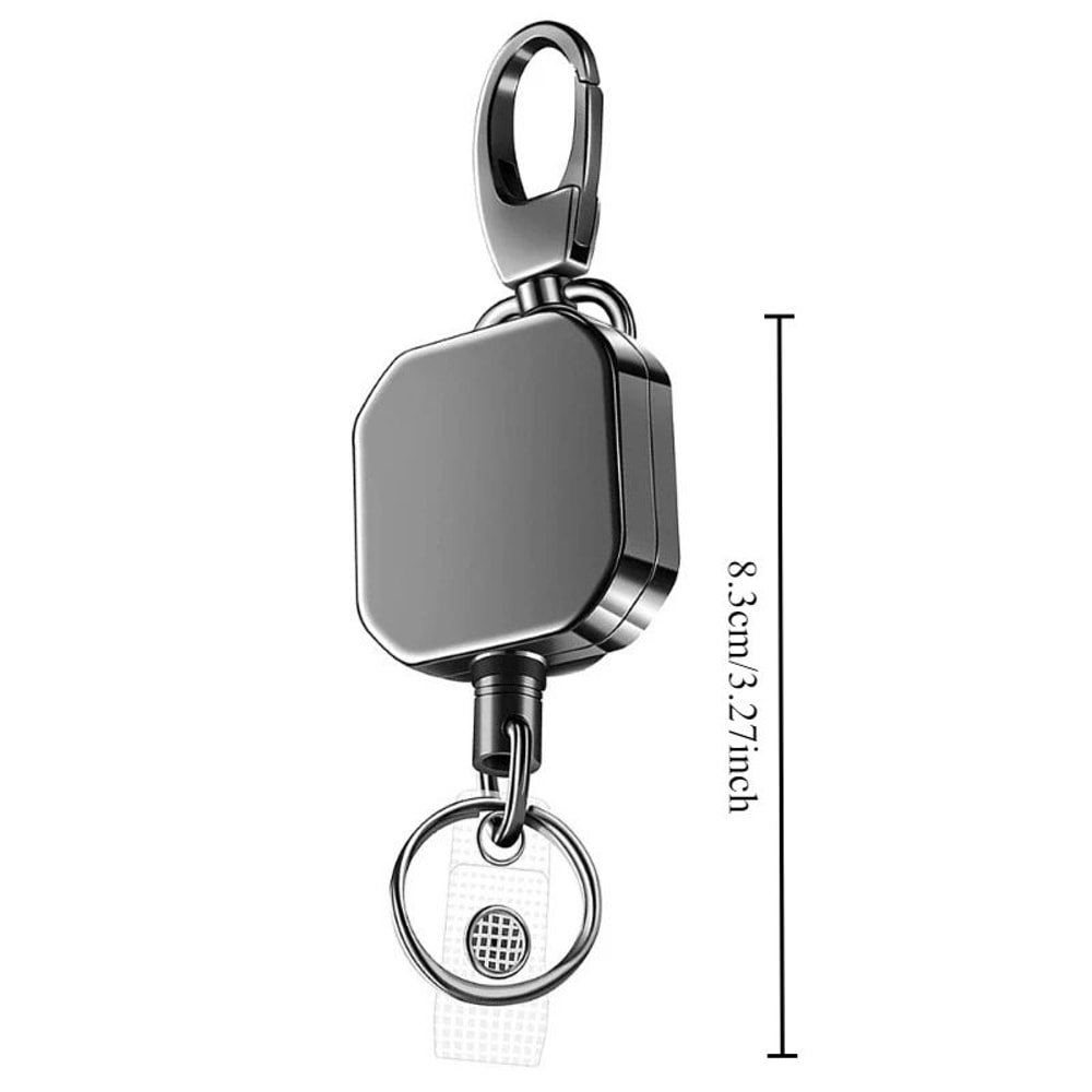 Retractable Key Chain Belt Clip 4
