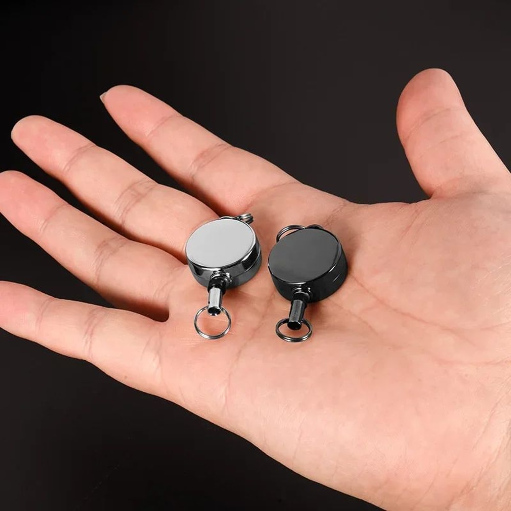 Retractable Key Chain ID Holder 2