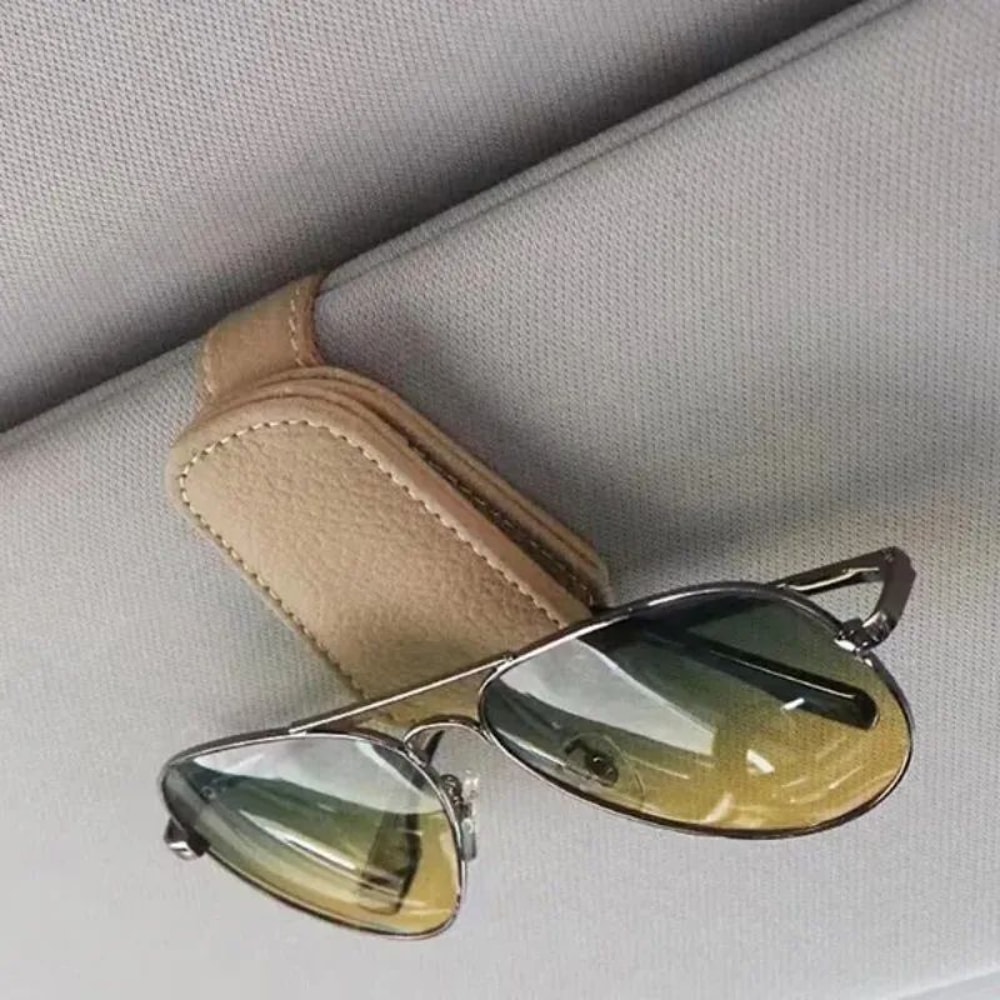 Car Sun Visor Glasses Holder Clip 5