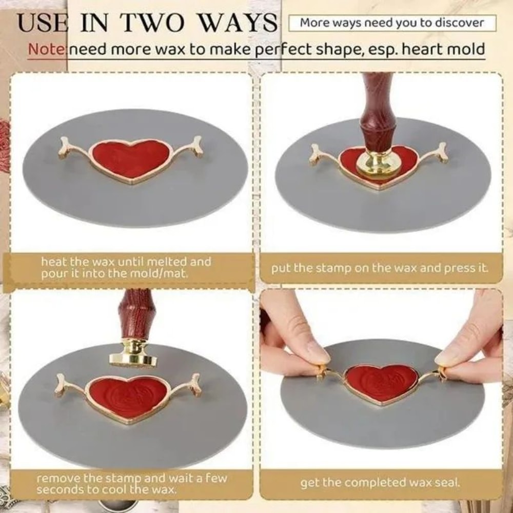 Classic Wax Seal Stamp Set 4