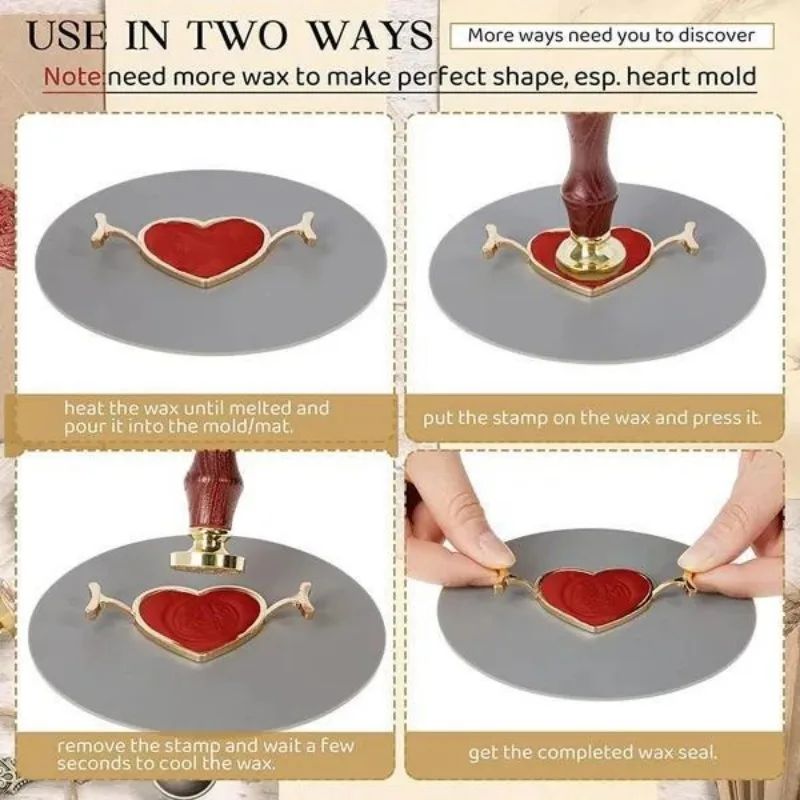 Classic Wax Seal Stamp Set 4