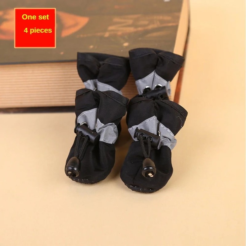 Water Resistant Dog Rain Boots Set 7