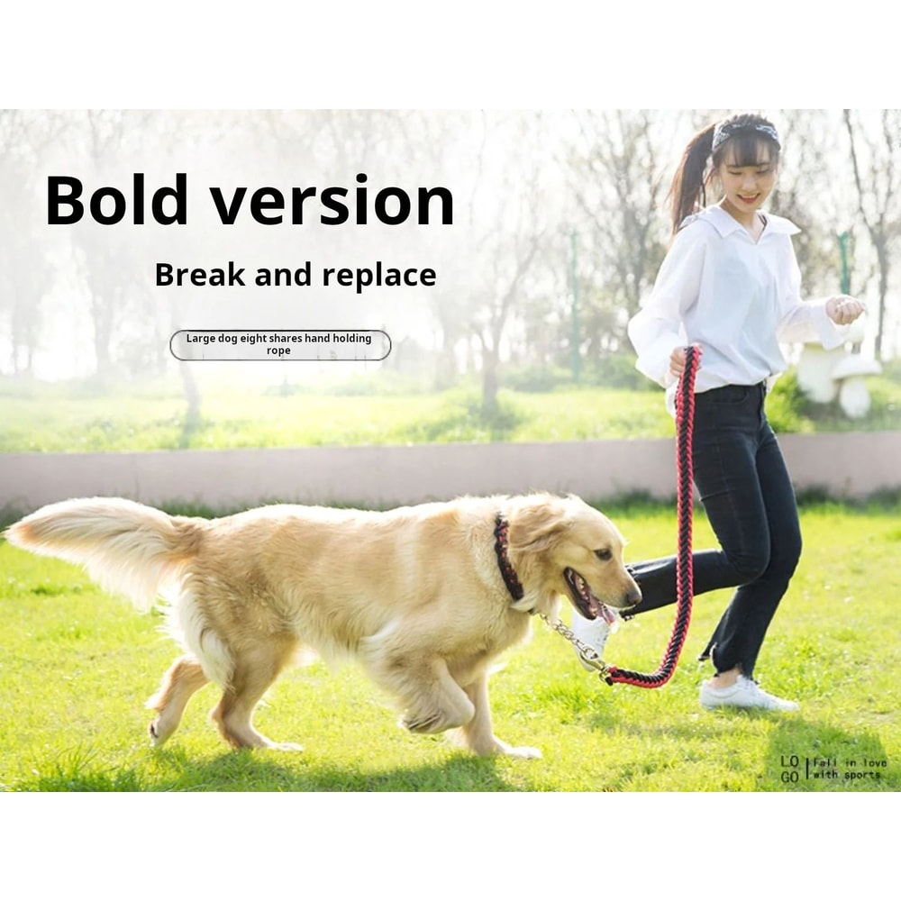 Braided Dog Leash For Training Walks 6