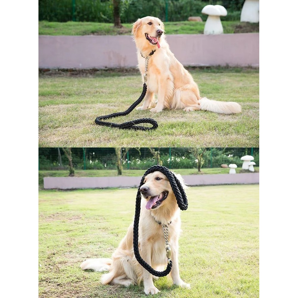 Braided Dog Leash For Training Walks 15