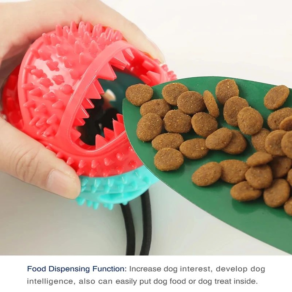 Interactive Suction Cup Dog Chew Ball 5
