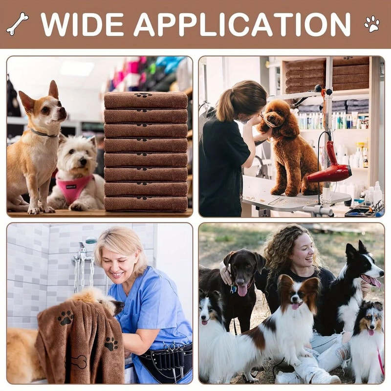 Large Quick Dry Microfiber Dog Towel 24 X 40 Inch 2