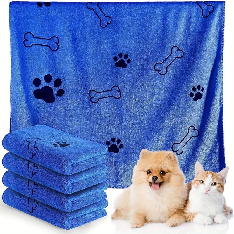 Large Quick Dry Microfiber Dog Towel 24 X 40 Inch 7