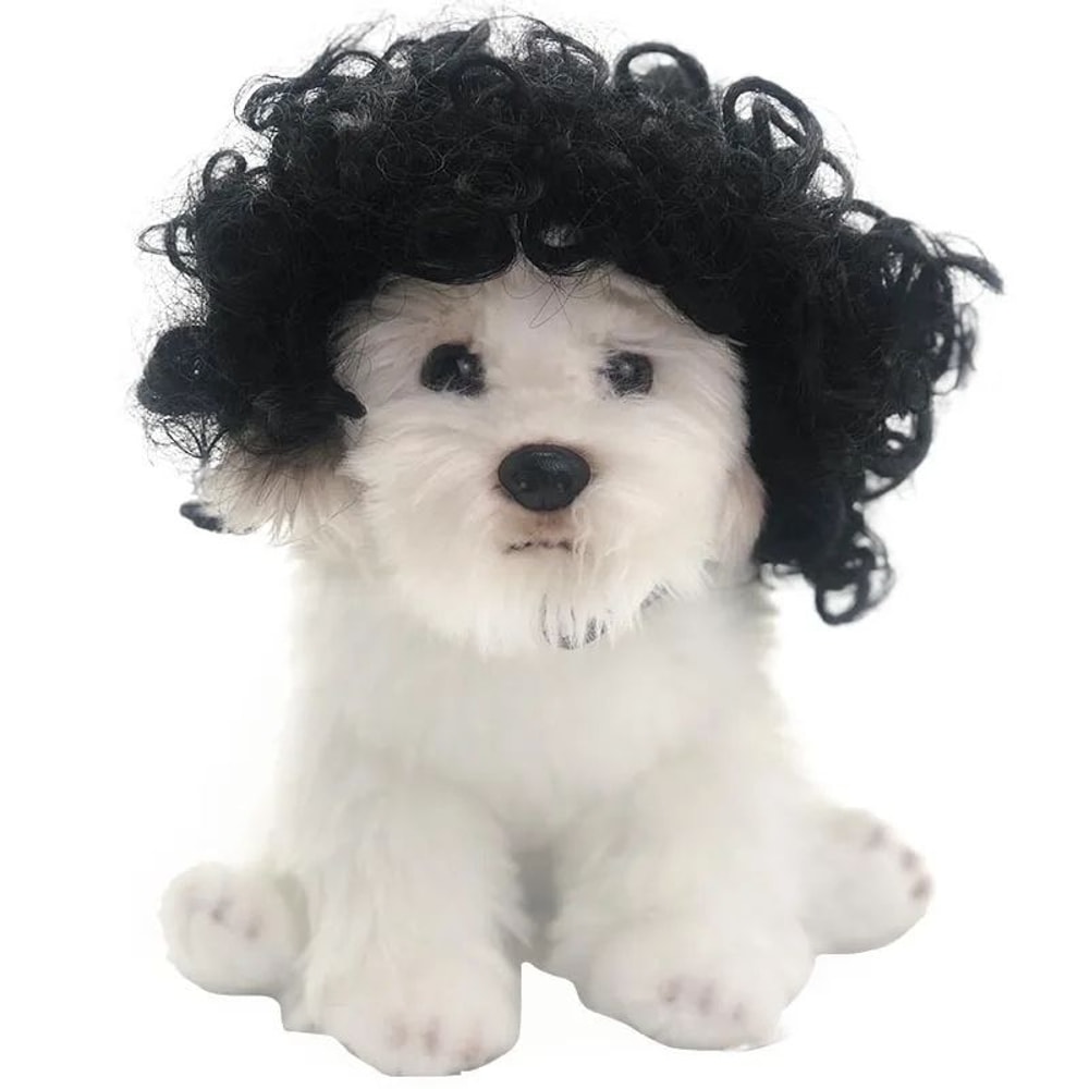 Funny Pet Wig Costume Accessory 4