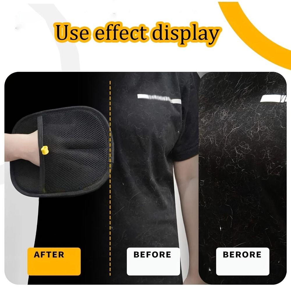 Reusable Pet Hair Remover Grooming Glove 2