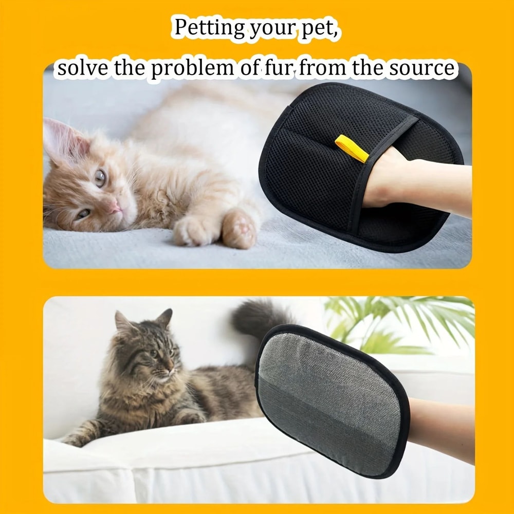Reusable Pet Hair Remover Grooming Glove 4