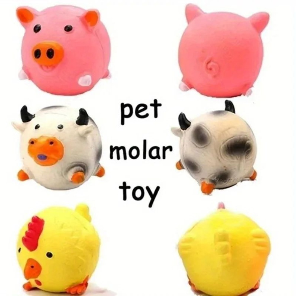 Animal Shaped Squeaky Dog Chew Toys 3