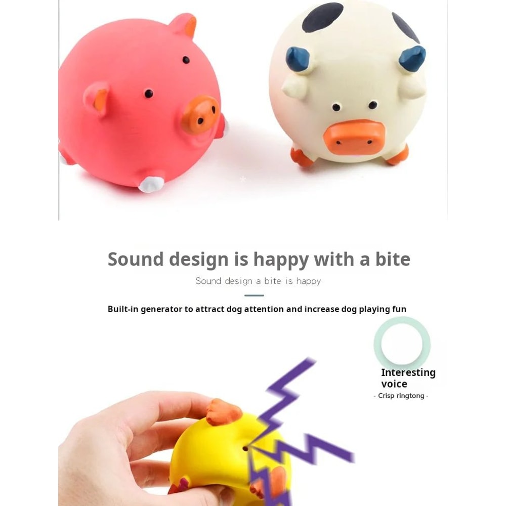 Animal Shaped Squeaky Dog Chew Toys 7