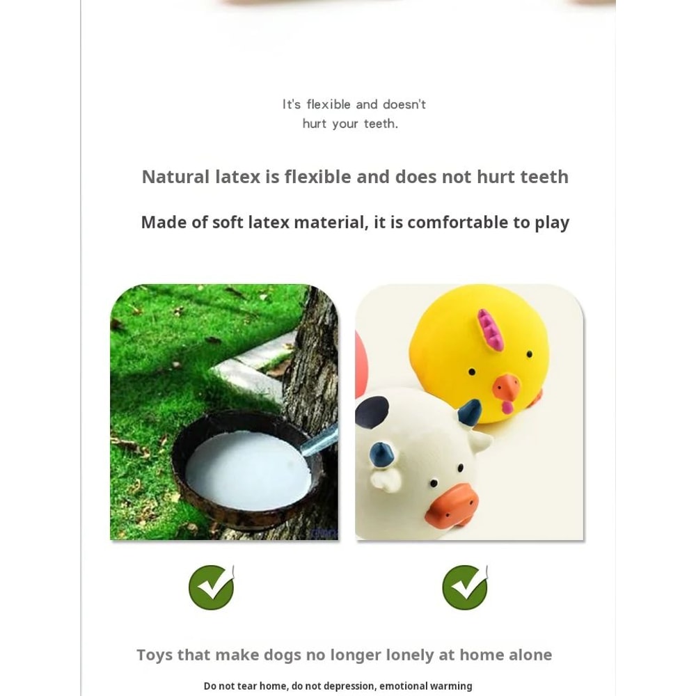 Animal Shaped Squeaky Dog Chew Toys 9