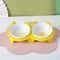 Ceramic Tilted Double Pet Bowl Set 8