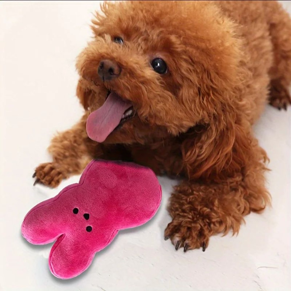 Easter Bunny Plush Dog Chew Toy 3