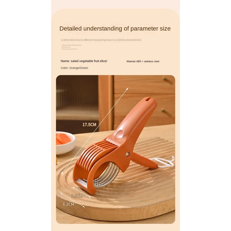 Stainless Steel Vegetable And Fruit Slicer 8