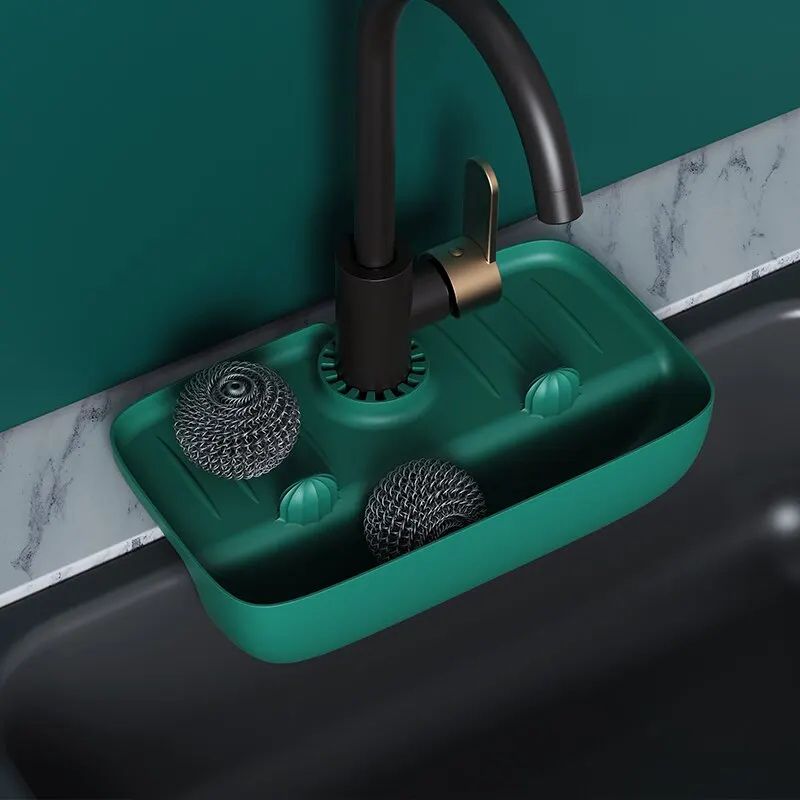 Silicone Sink Drain Rack And Faucet Pad 2