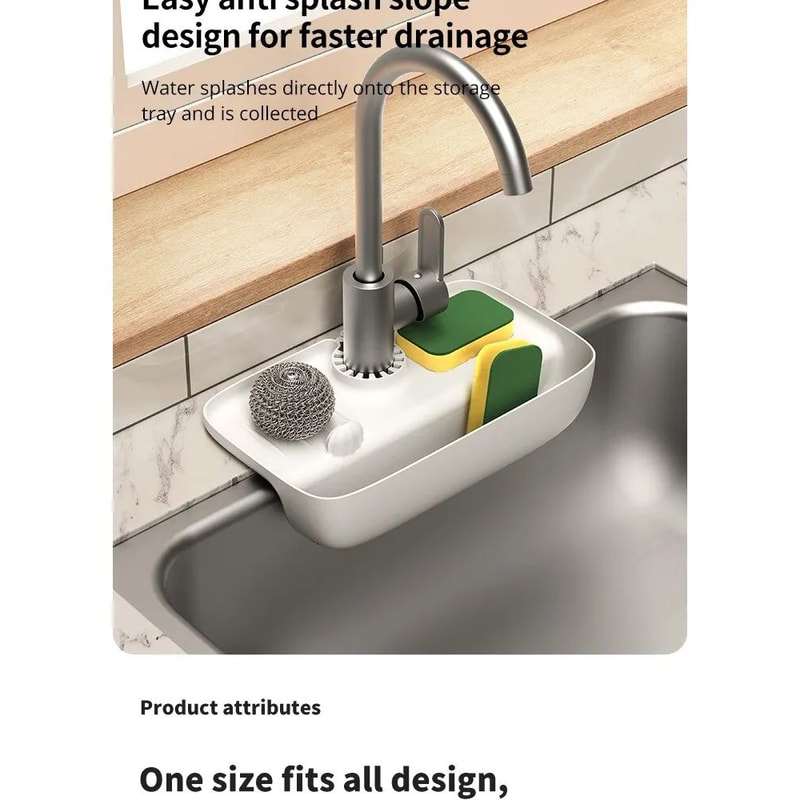 Silicone Sink Drain Rack And Faucet Pad 7