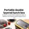 Portable Compartment Lunch Box With Cutlery 6