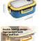 Portable Compartment Lunch Box With Cutlery 9