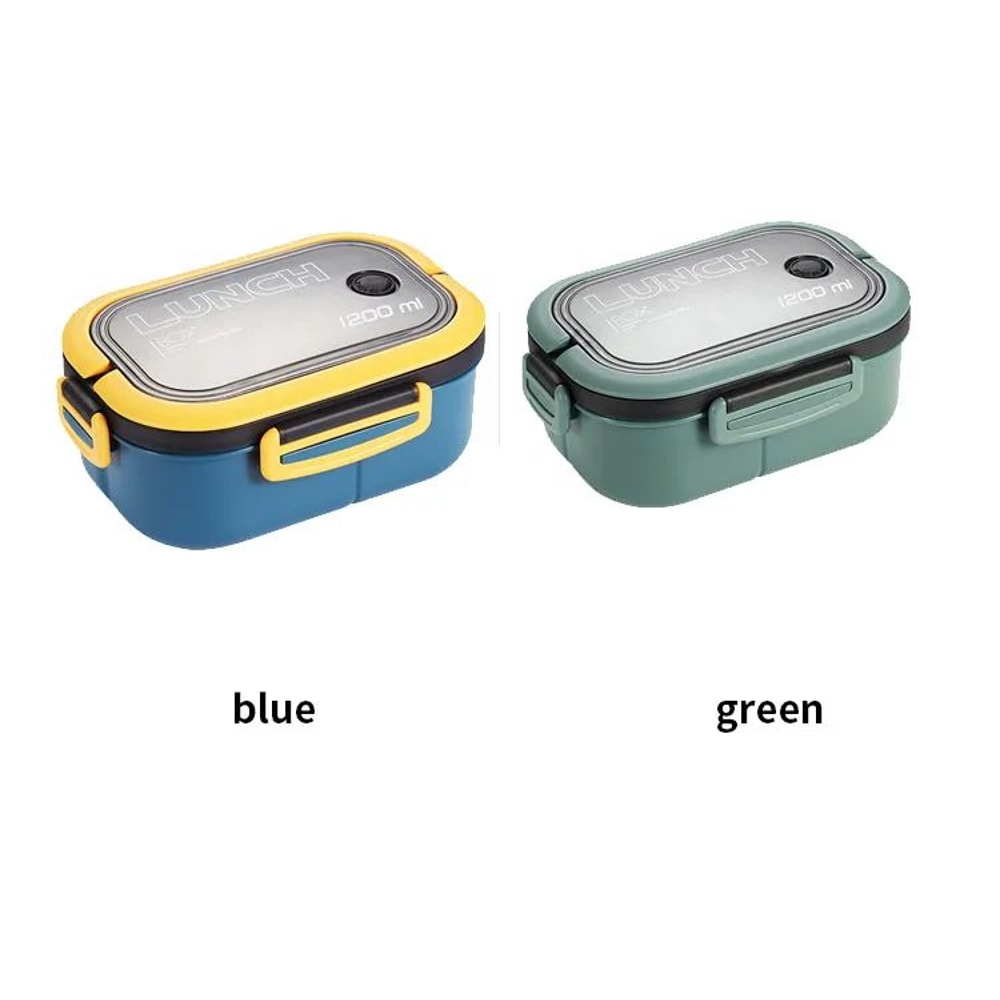 Portable Compartment Lunch Box With Cutlery 11
