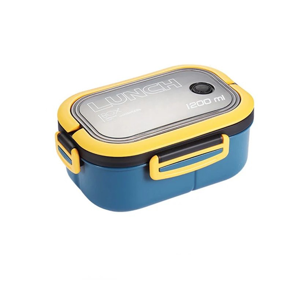 Portable Compartment Lunch Box With Cutlery 12