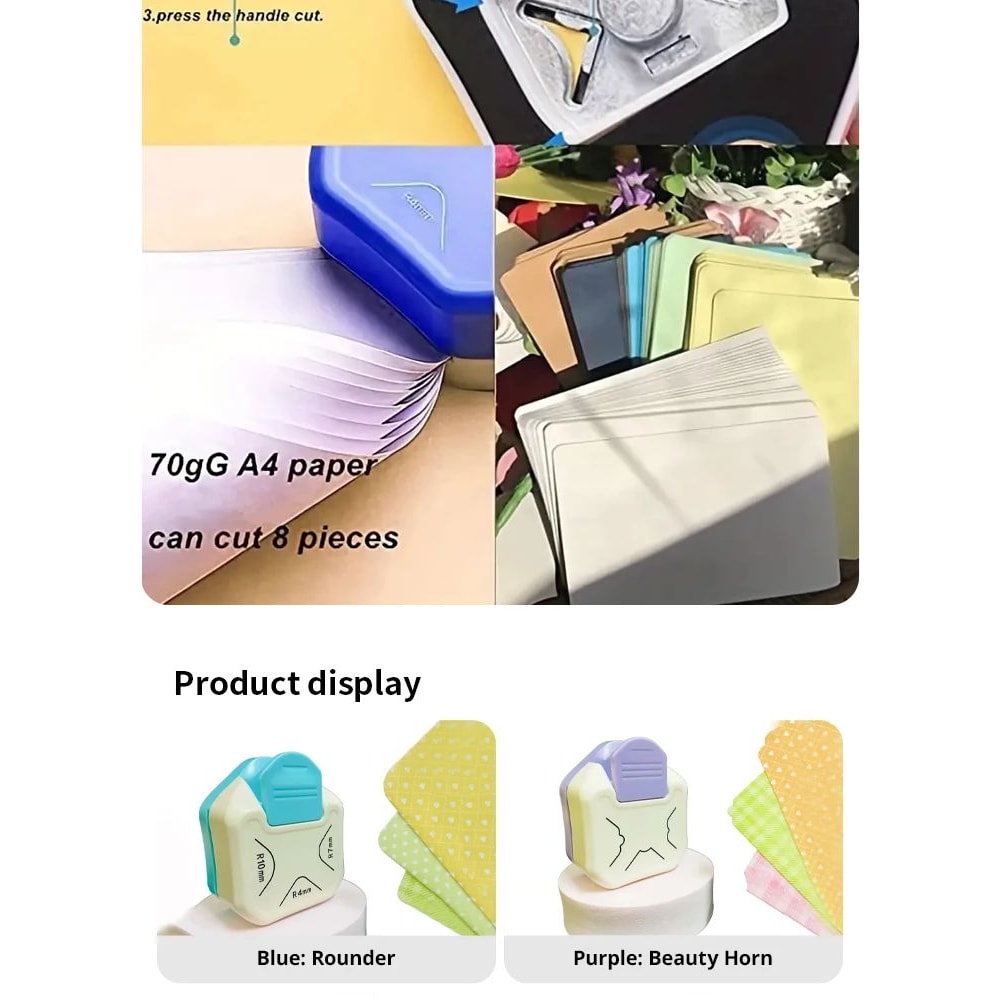 3 In 1 Corner Rounder Paper Cutter 11