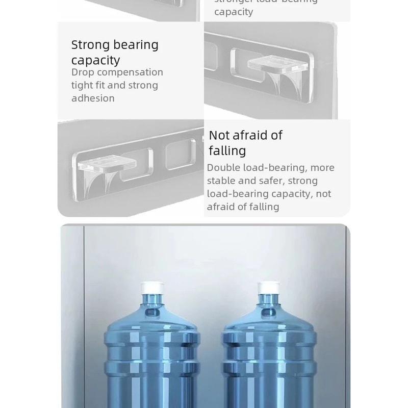 Non Marking Wardrobe Divider Support Brackets 6