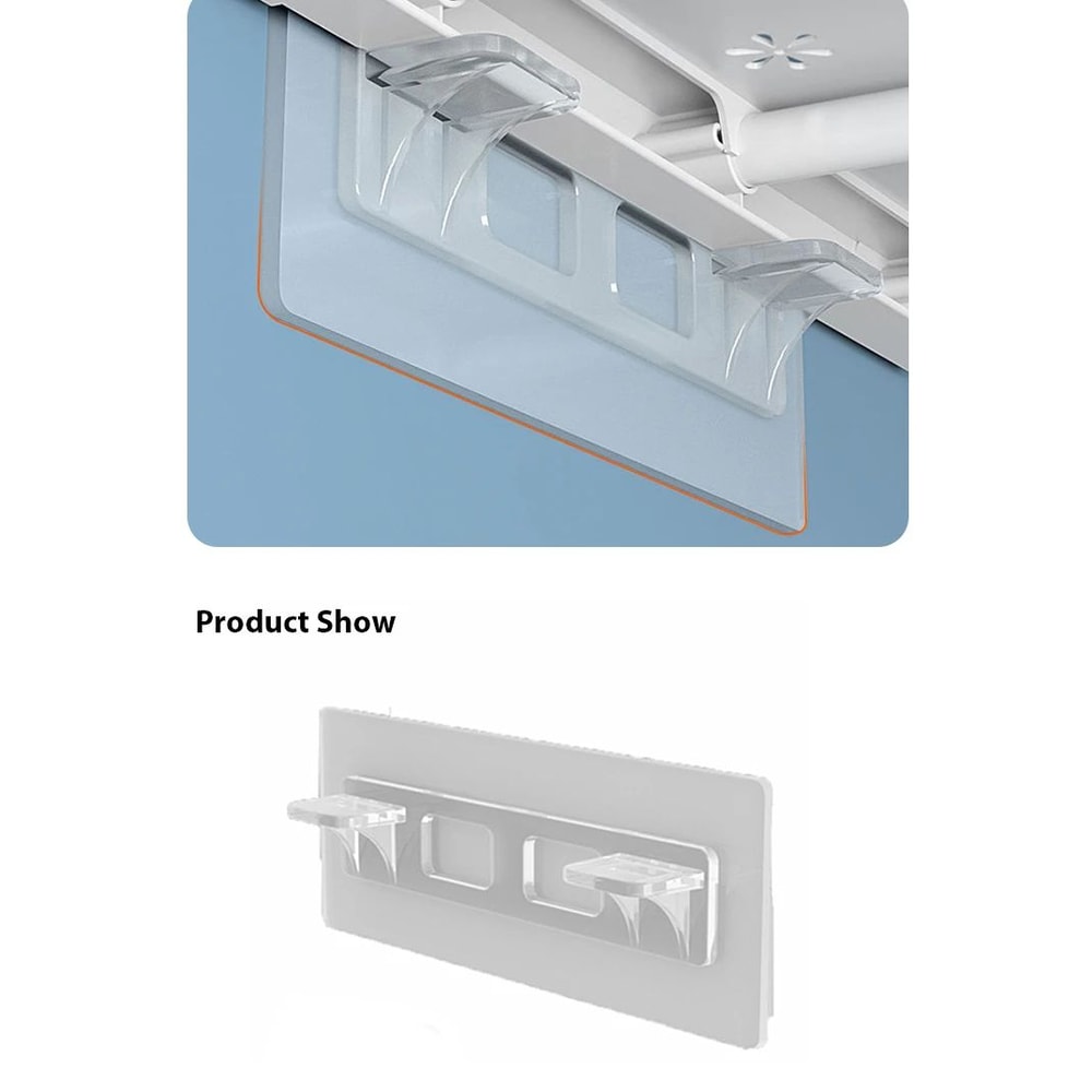 Non Marking Wardrobe Divider Support Brackets 7