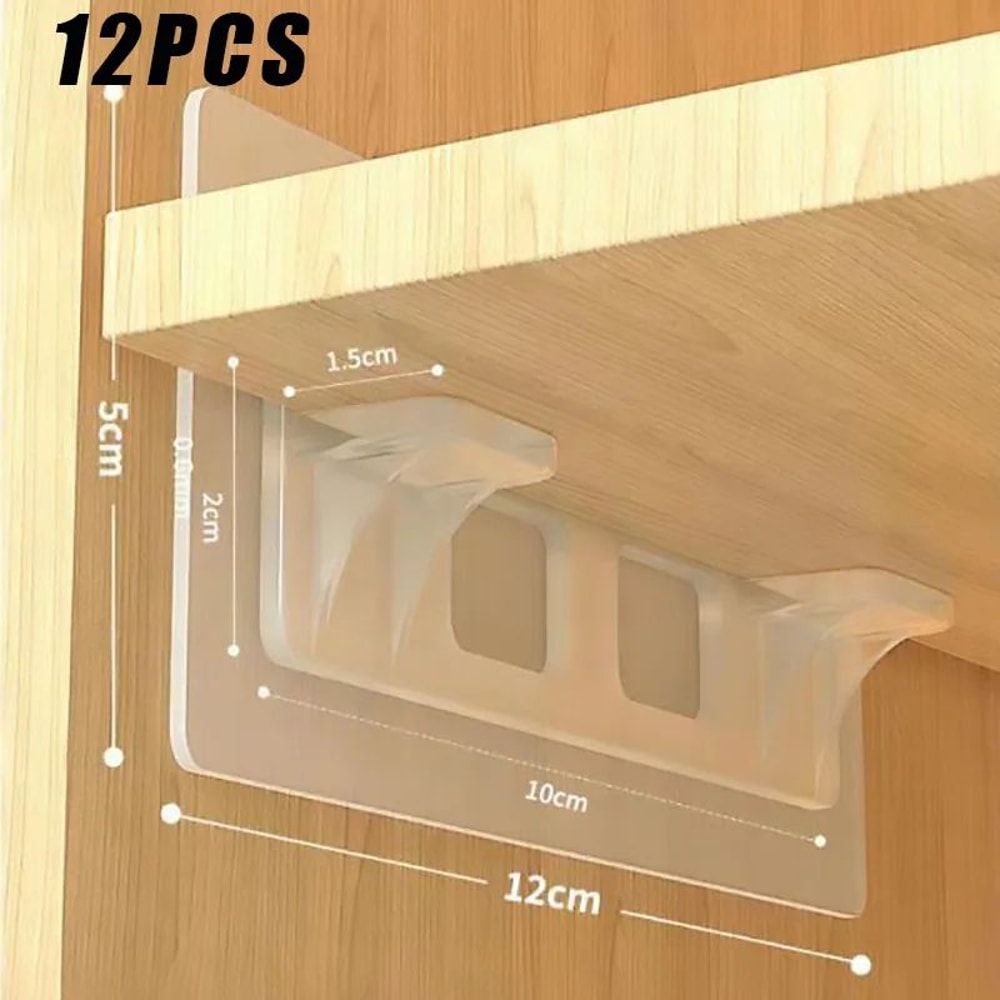 Non Marking Wardrobe Divider Support Brackets 9