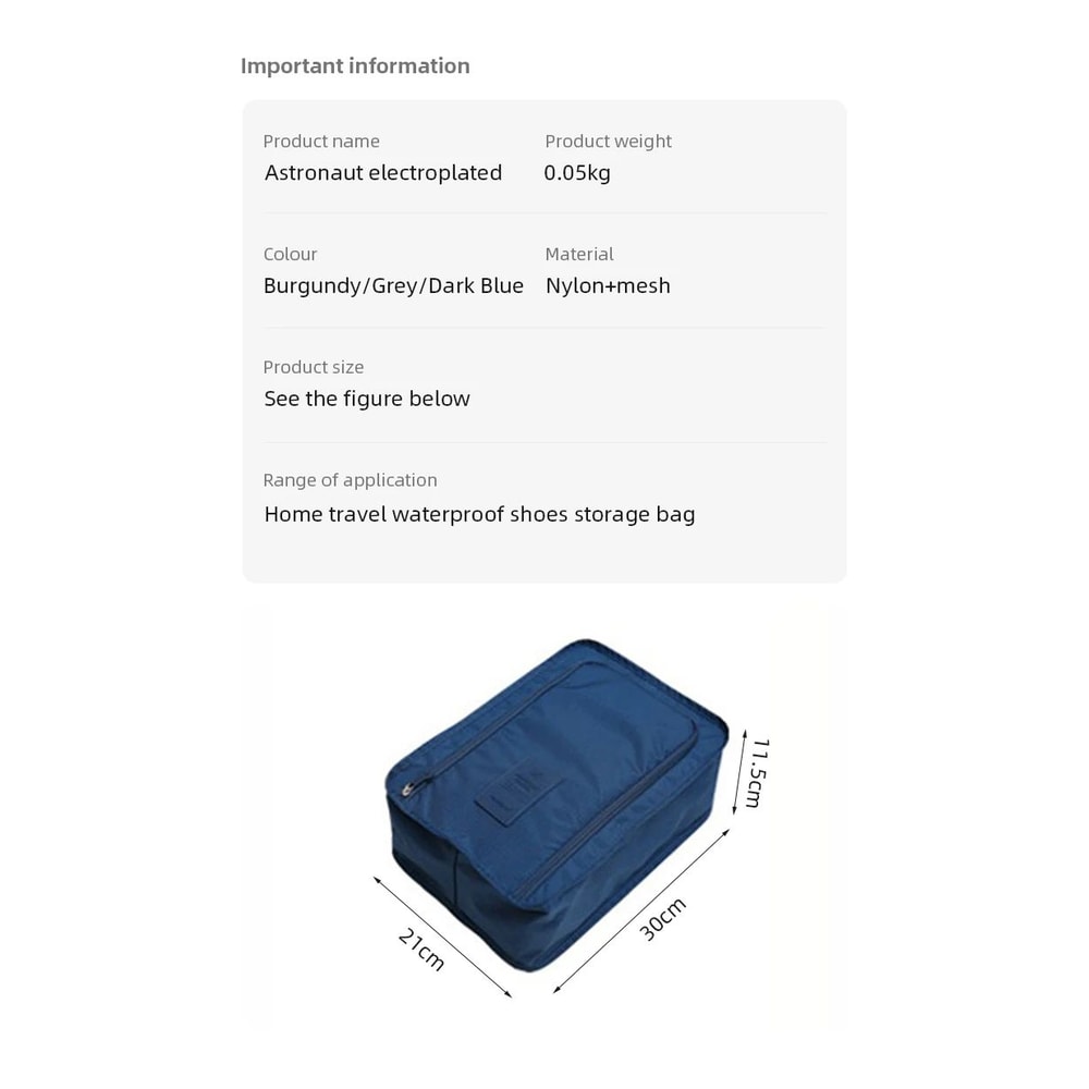 Portable Waterproof Shoe Storage Bag 8