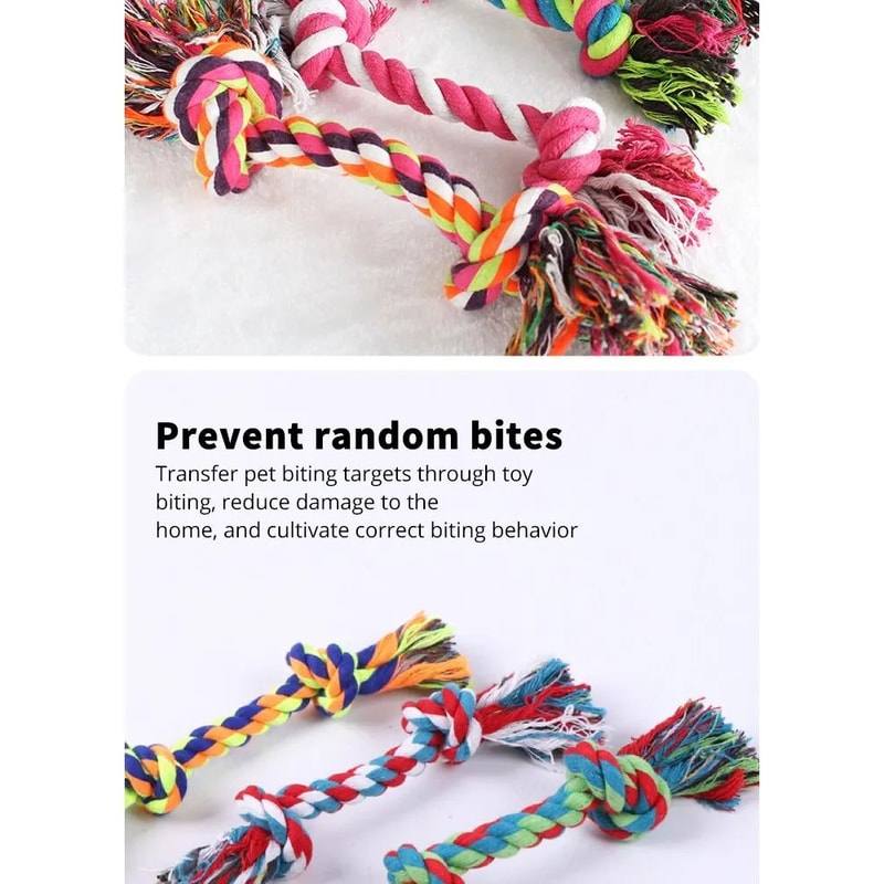Cotton Rope Chew Toy For Dogs 7
