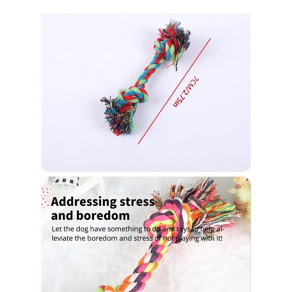 Cotton Rope Chew Toy For Dogs 9