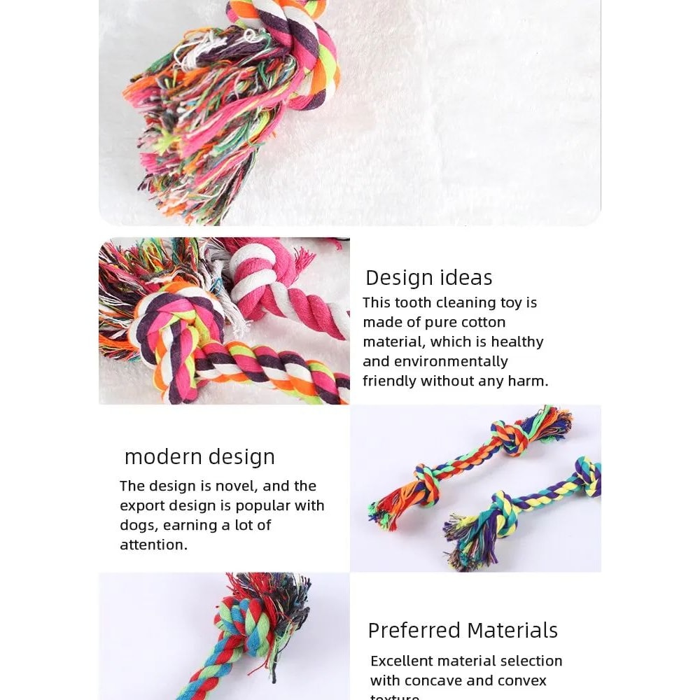Cotton Rope Chew Toy For Dogs 10