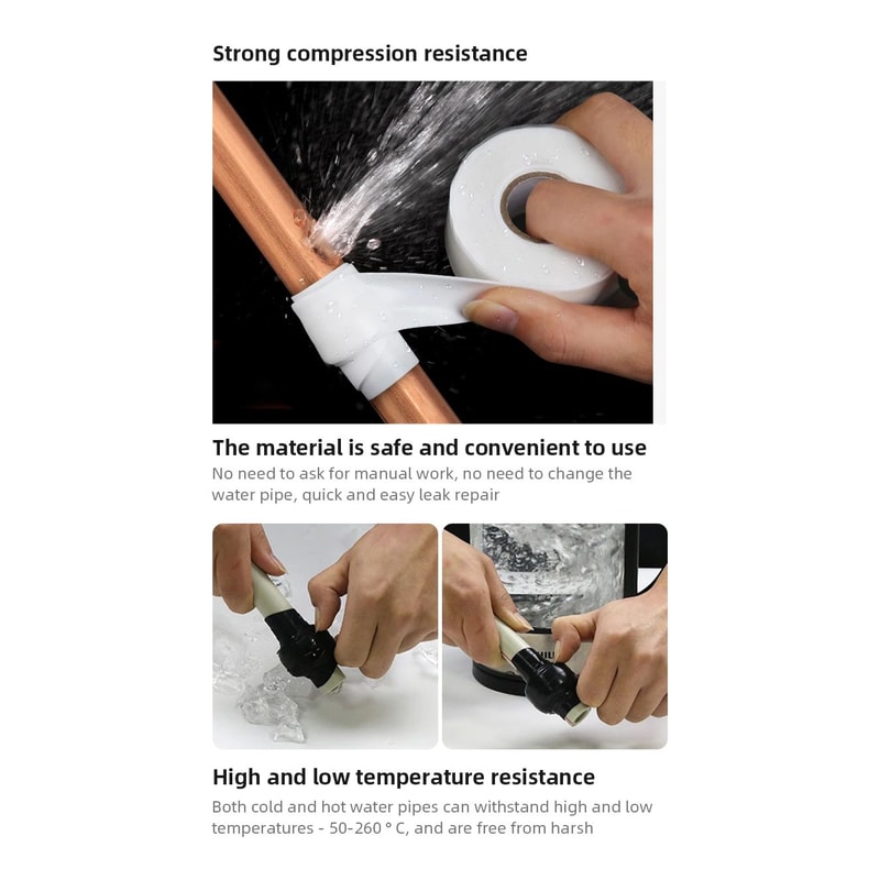 Waterproof Silicone Self Adhesive Repair Tape 8