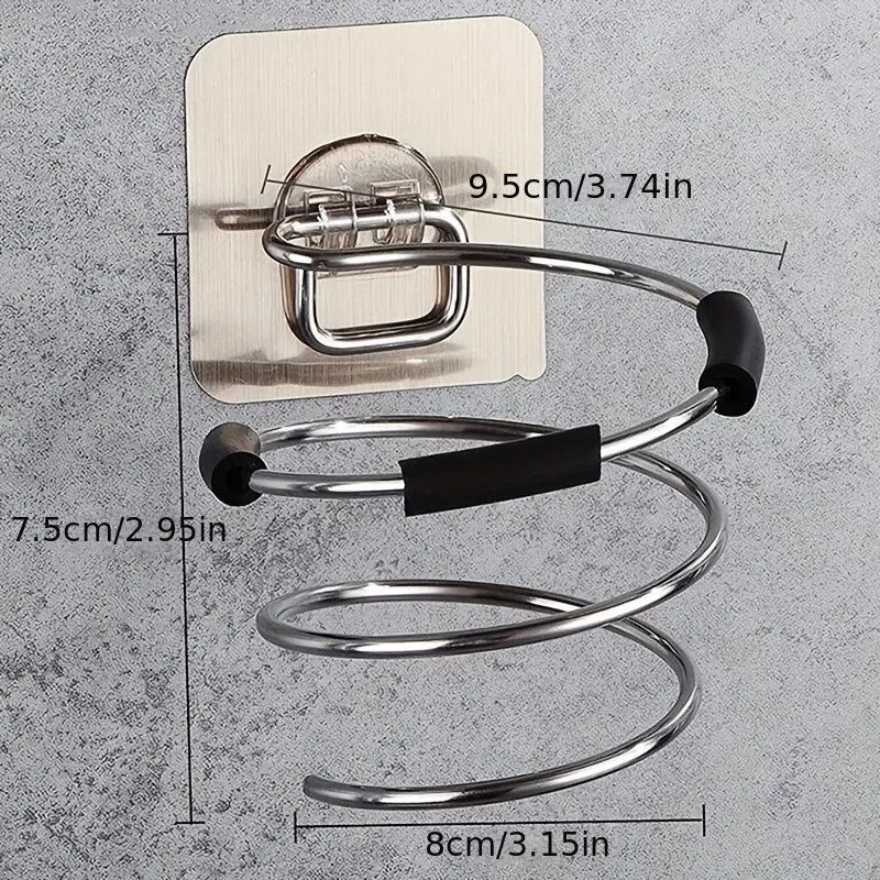 Wall Mounted Hair Dryer Holder 5