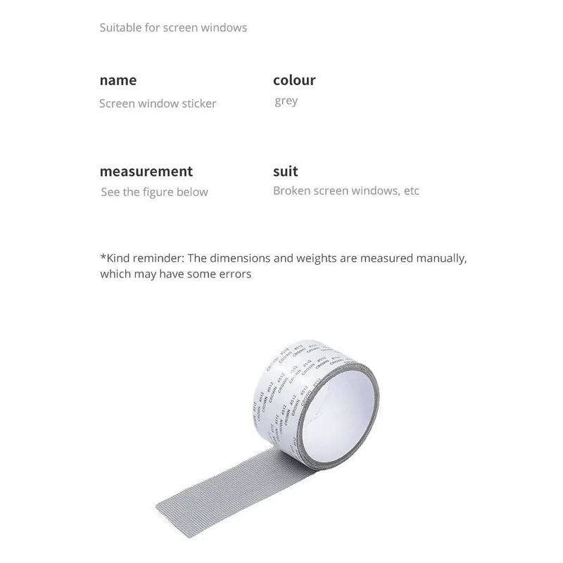 Self Adhesive Window Screen Repair Tape 8