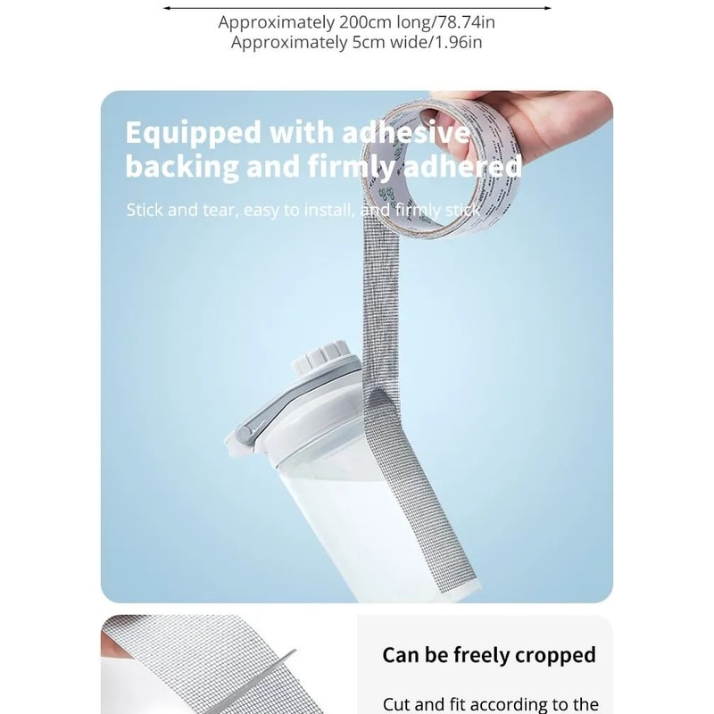 Self Adhesive Window Screen Repair Tape 9