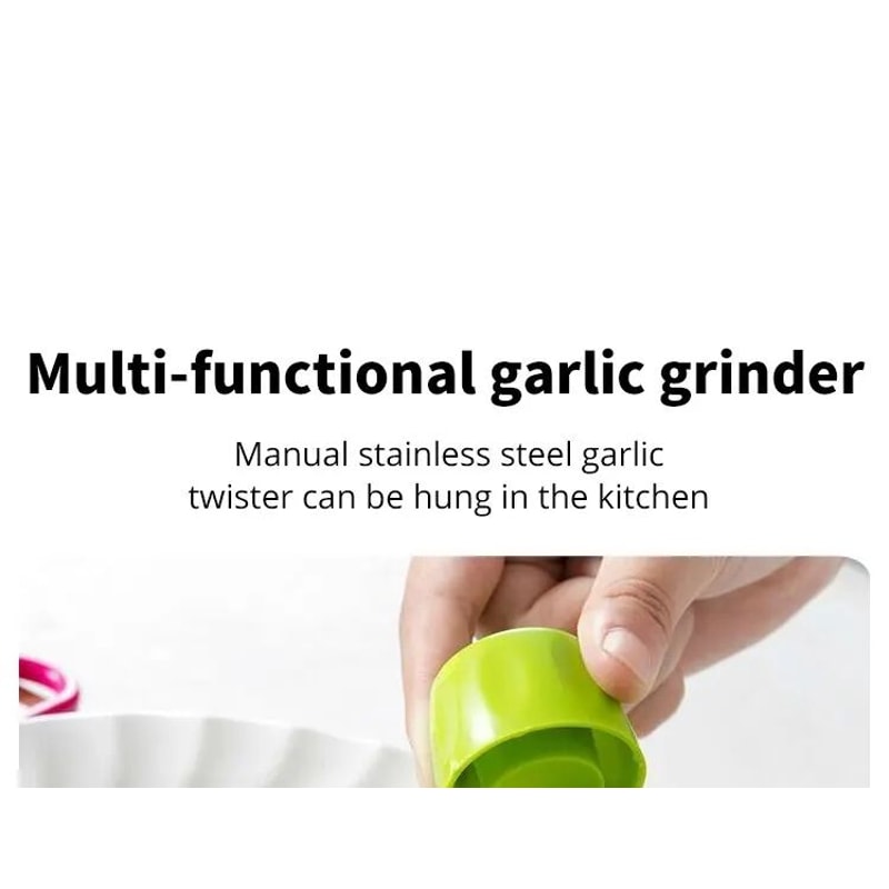 Mini Garlic Grinder Manual Garlic Press For Easy Kitchen Prep 6
