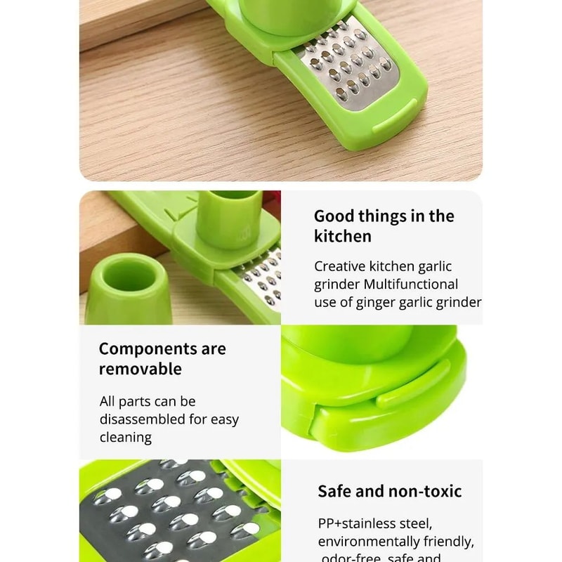 Mini Garlic Grinder Manual Garlic Press For Easy Kitchen Prep 10