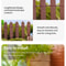 Mini Wooden Picket Fence For Fairy Garden And Bonsai Decor 6
