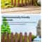 Mini Wooden Picket Fence For Fairy Garden And Bonsai Decor 7